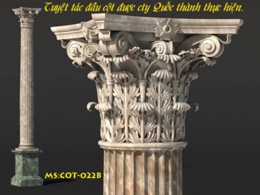 Thạch cao | [3+]  LOẠI THỨC CỘT CƠ BẢN TRONG KIẾN TRÚC-THỨC CỘT CORINTH